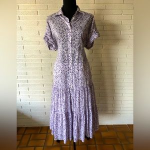 Beautiful, lavender floral, Ralph Lauren dress